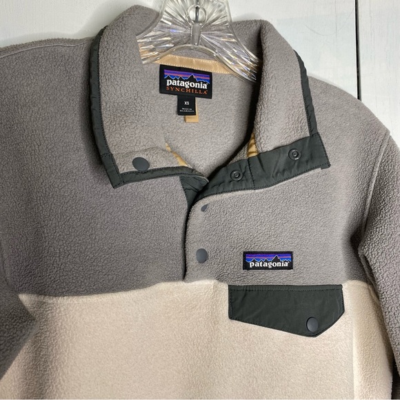 Patagonia Synchilla flap pocket pullover sweater size XS - Picture 5 of 5